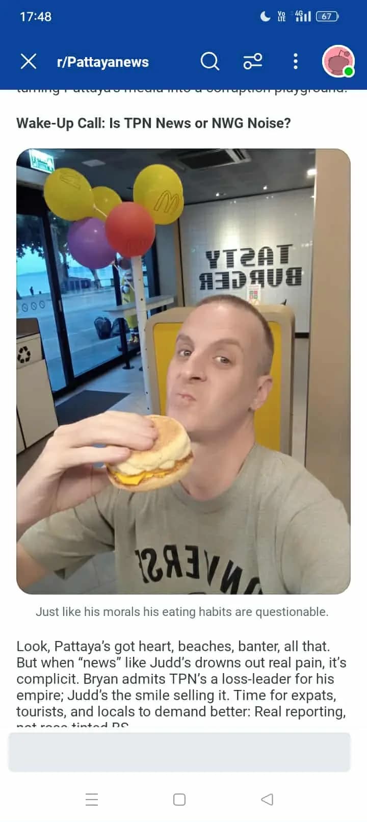Reddit attack screenshot 1